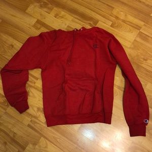Red champion hoodie from urban outfitter